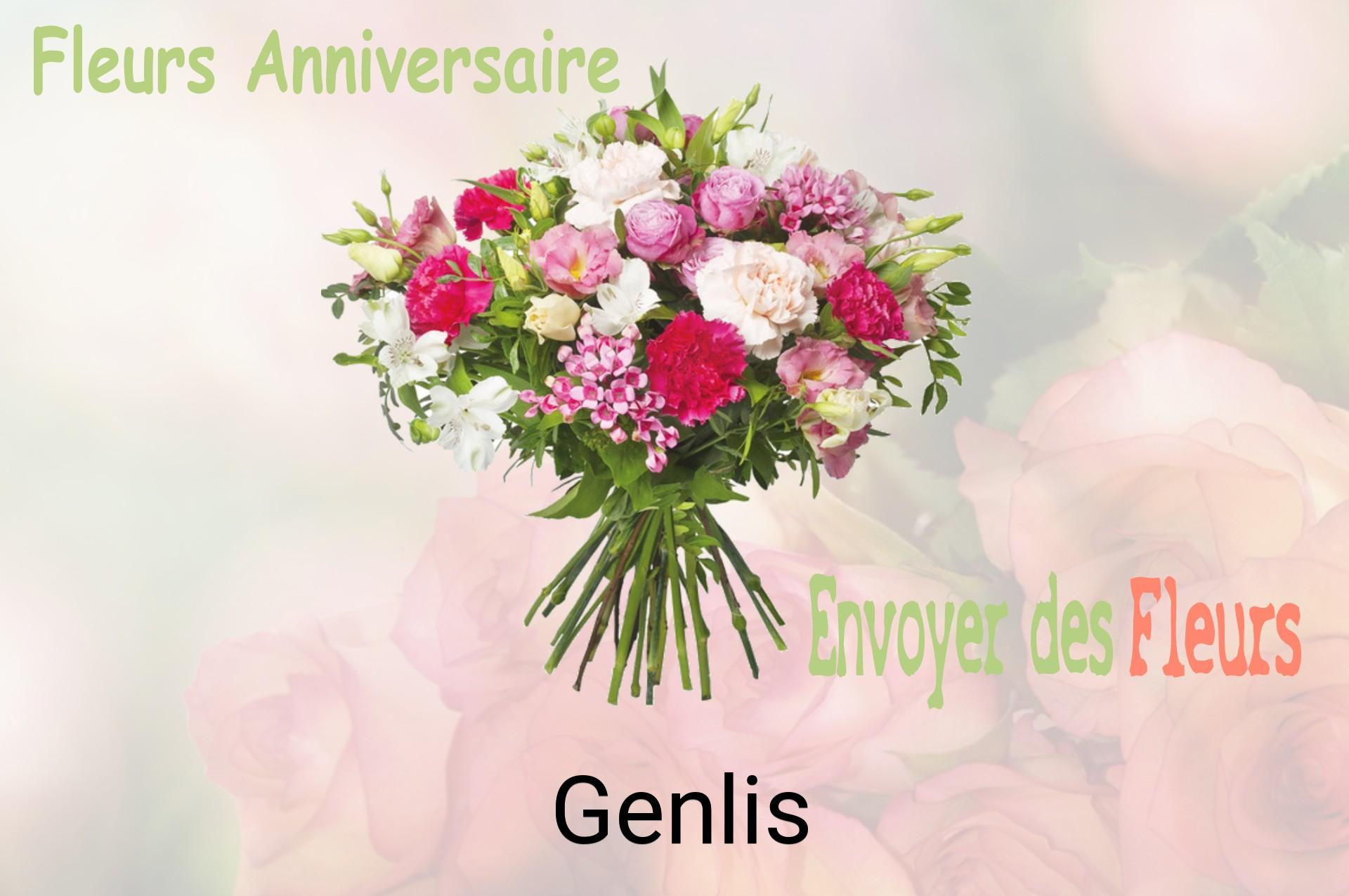 Bouquet de fleurs d’anniversaire livré à Genlis